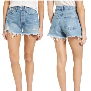 Agolde Parker Vintage Cut Off Denim Shorts